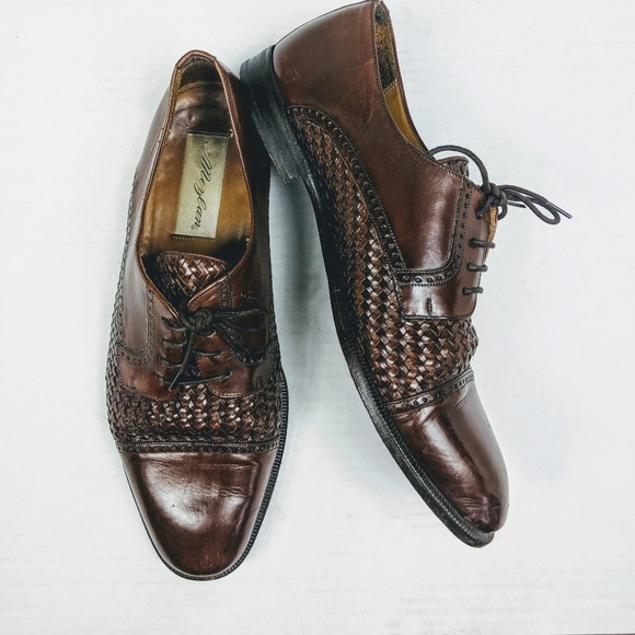 mezlan valdes genuine lizard cap toe derby